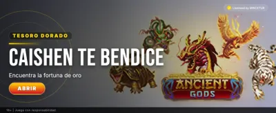 Banner de Caishen Wins en Ultra Casino Perú